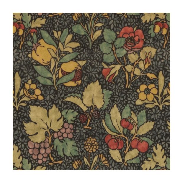 Meadow Fruit Printed Velvet Fabric