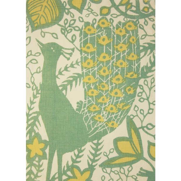 Peacock Linen Fabric