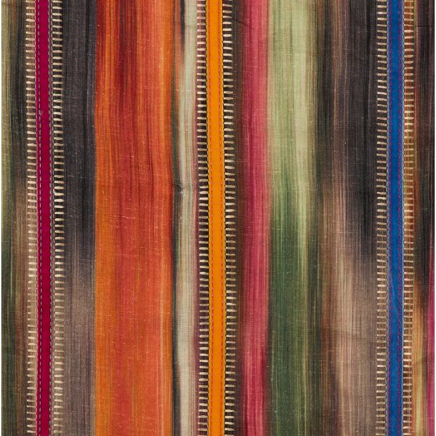 Bohemian Stripe Embroidered Fabric