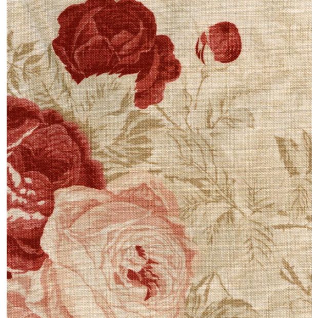 Roses Linen Fabric