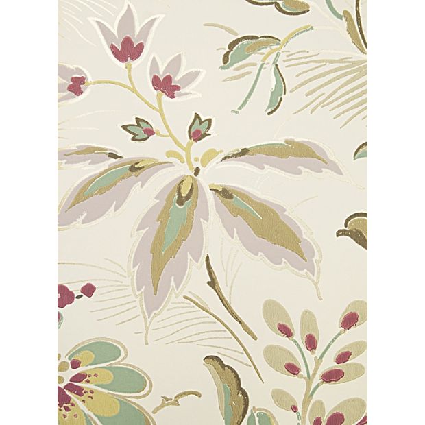 Montacute Large floral print wallpaper
