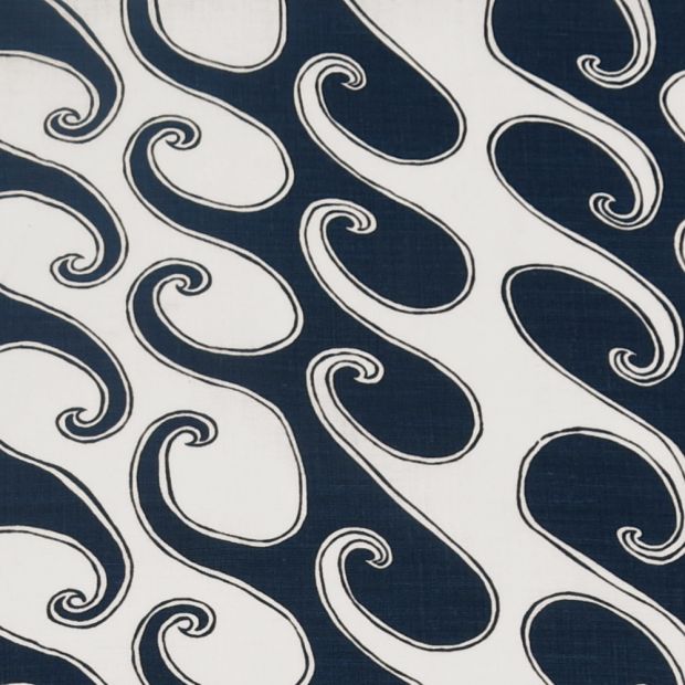 Waves Linen Fabric