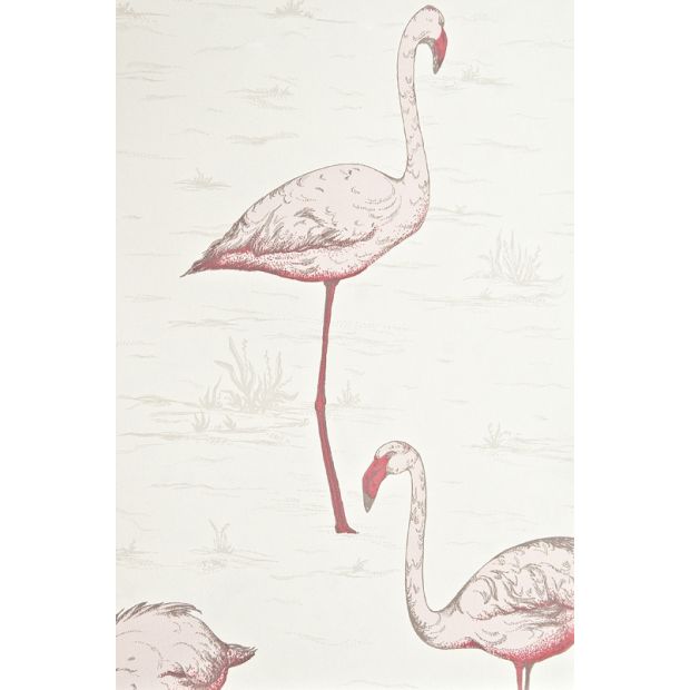 Flamingos restyled Wallpaper