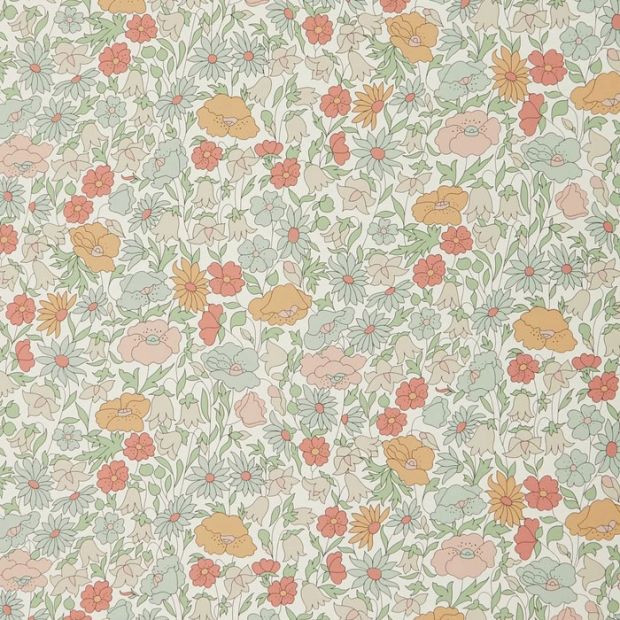 Poppy Meadowfield Wallpaper Lichen
