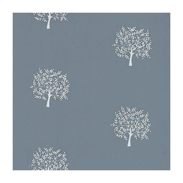 Woodland Tree Embroidery Fabric
