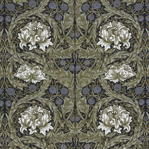 African marigold fabric cornflower