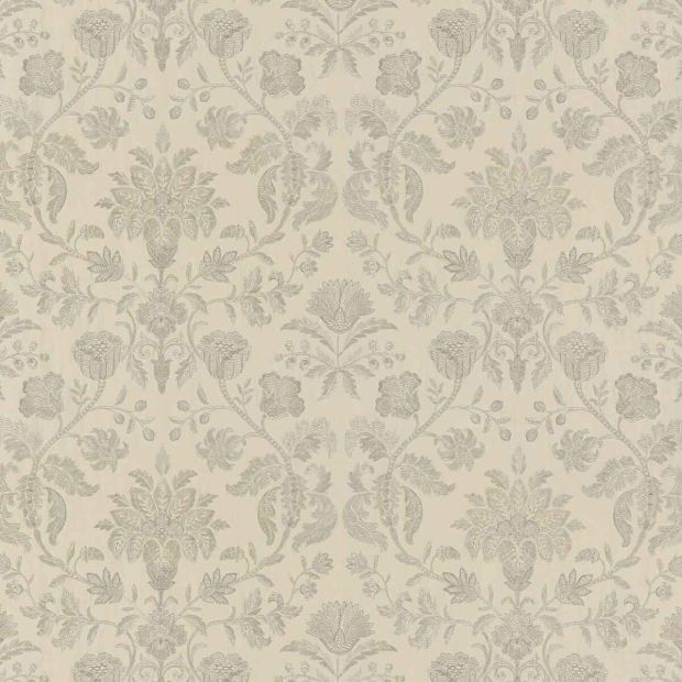 Amberley Embroidered Fabric Parchment Neutral