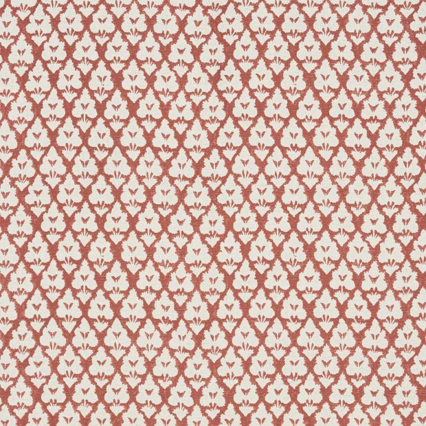 Arboreta Fabric Cranberry Red Small Print