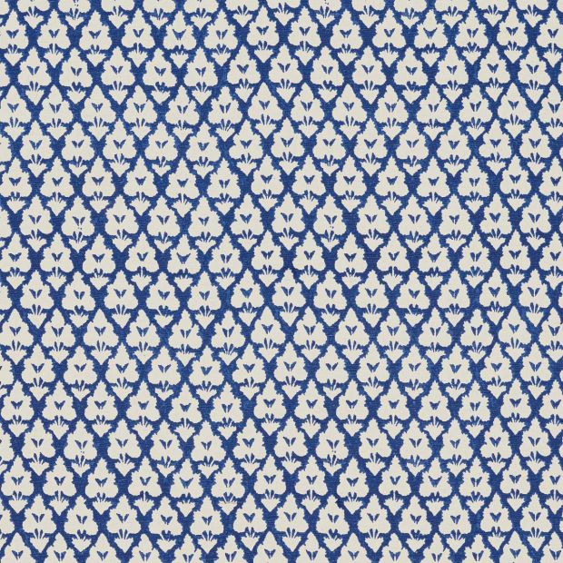 Arboreta Fabric Navy Blue Small Print