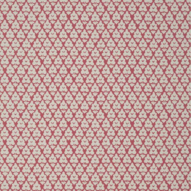 Arboreta Wallpaper Cranberry Red Small Print
