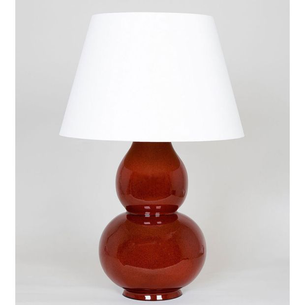 Avebury Table Lamp Red