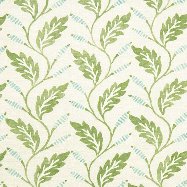 Babette Fabric Green Blue