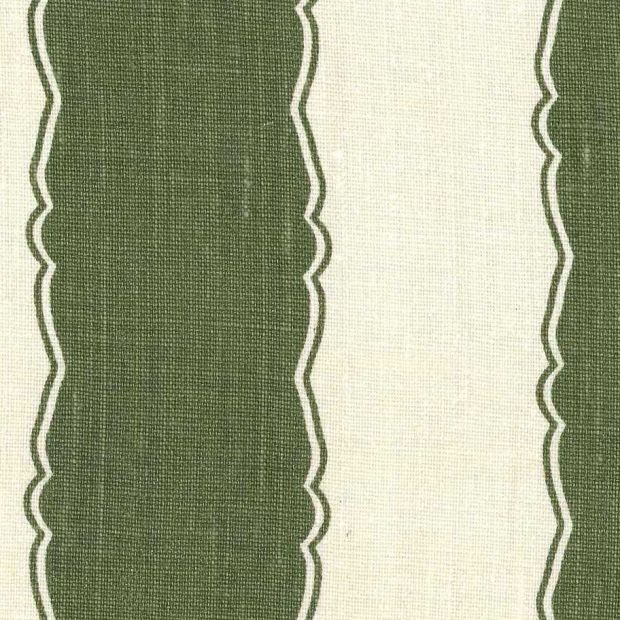 Balcony Stripe in Olive Green 