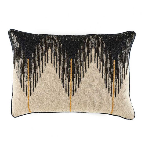 Black Patterned Cushions