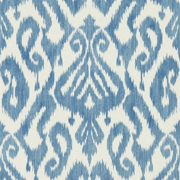 Blue Ikat Wallpaper