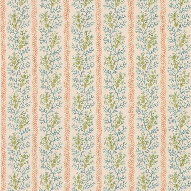 Symington Fabric Teal Red