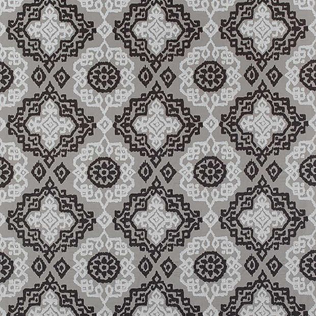 Brown Embroidered Fabric