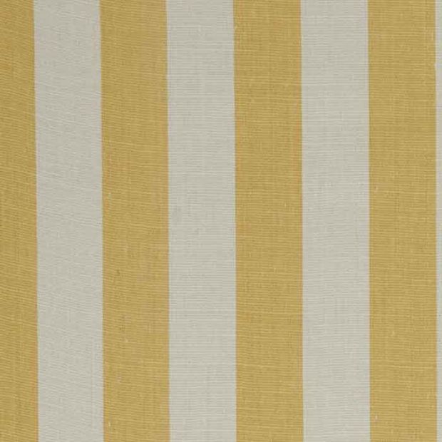 Charlie Stripe Linen Fabric Yellow