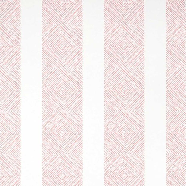 Clipperton Stripe Wallpaper Blush Pink Geometric