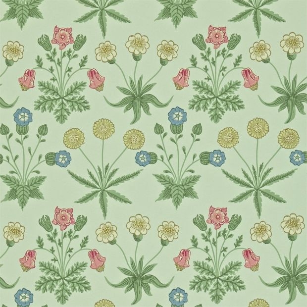 Daisy Floral Wallpaper