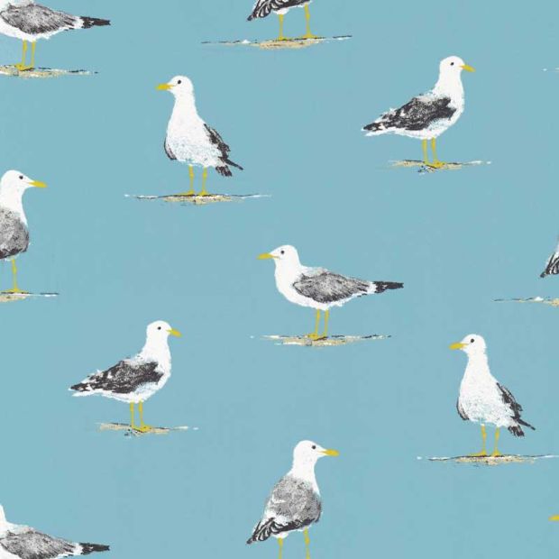 Shore Birds Fabric