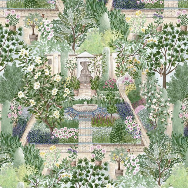 Carpet Garden Wallpaper Sanctuary