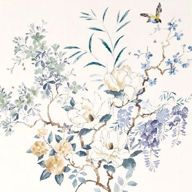 Magnolia & Blossom Fabric