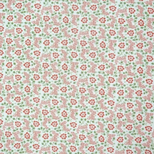 Elas Fabric Coral Green