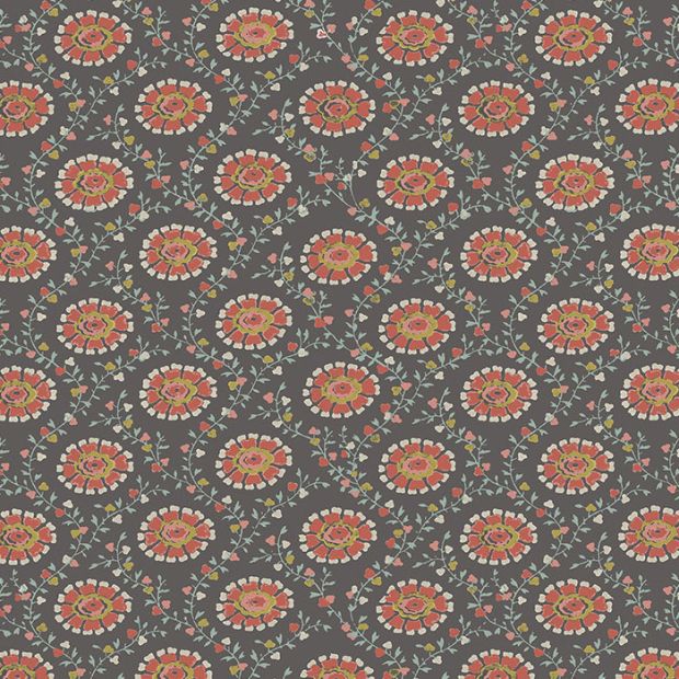 Floral Ogee Wallpaper