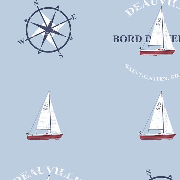 Deauville Boats Wallpaper