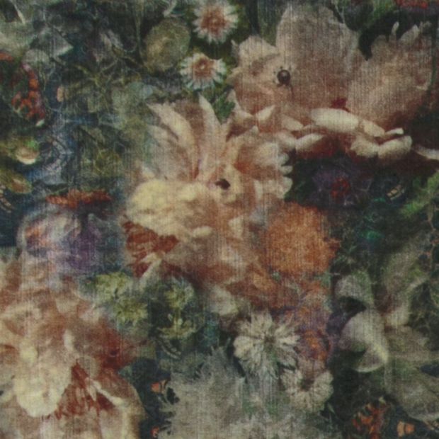 Royal Garden Velvet Fabric