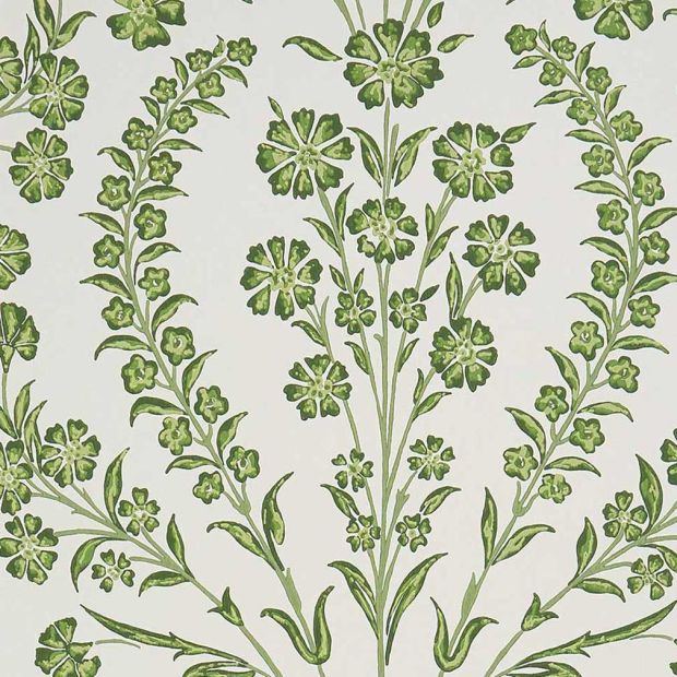 Green Floral Wallpaper Ashdown 