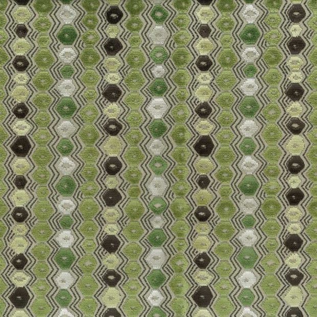 Green Geometric Fabric Marchmain