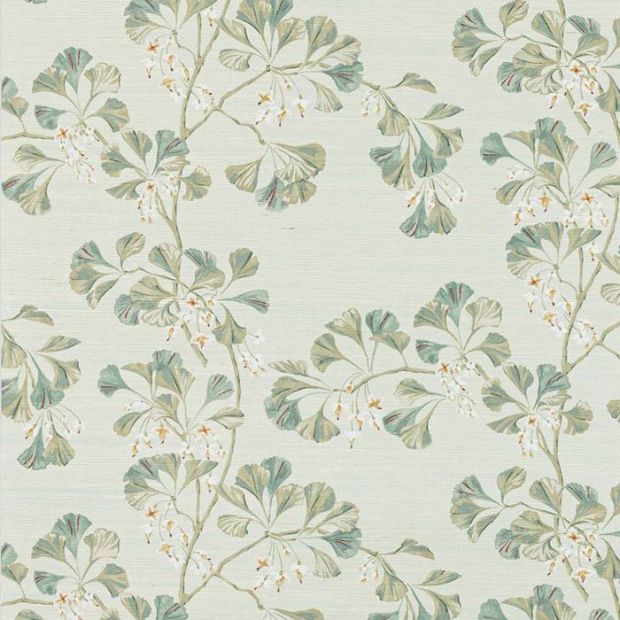 Greenacre Sisal Wallpaper Aqua