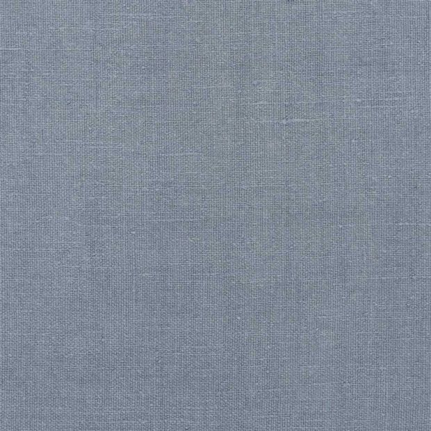 Grey Blue Linen Fabric