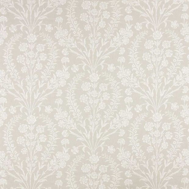 Grey Floral Fabric Ashdown