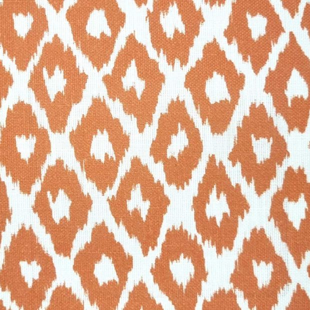 Gypsum Inddor Outdoor fabric in orange