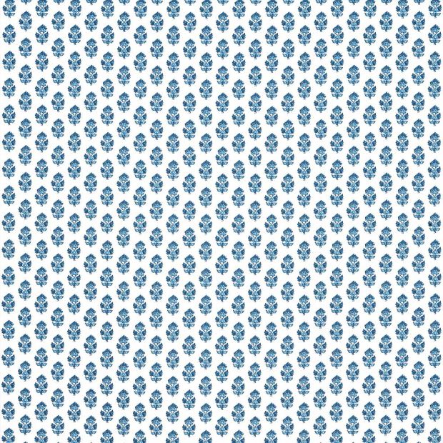 Julian Fabric Blue Small Floral Printed