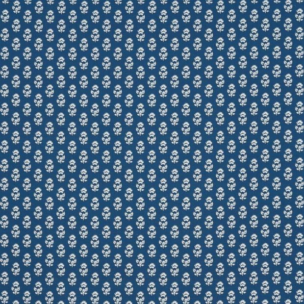Julian Fabric Navy Blue Small Floral Printed