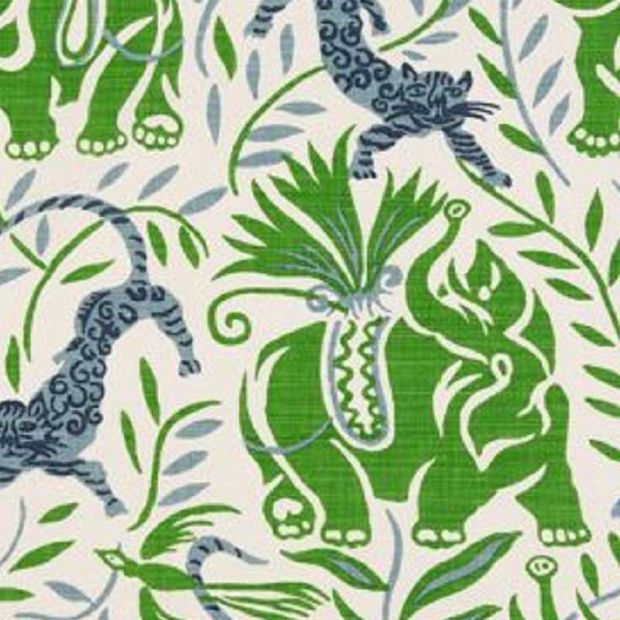 La Jungle Linen Fabric
