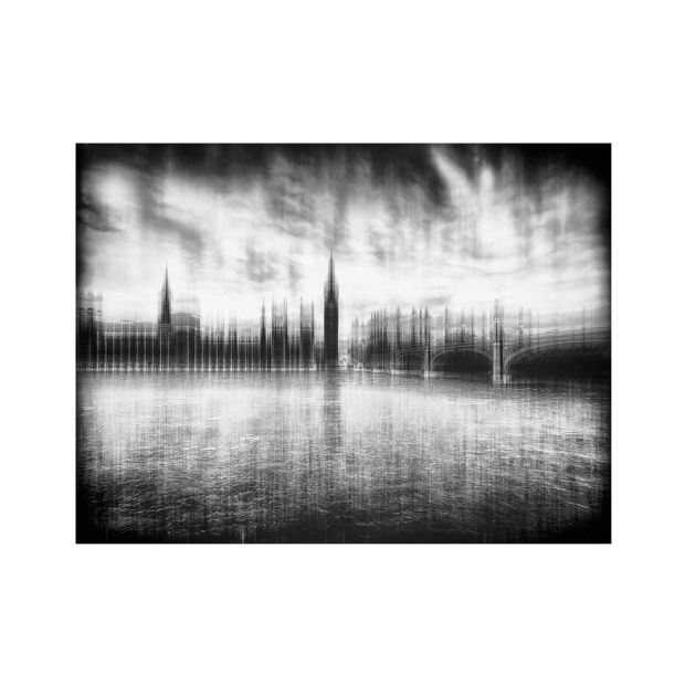 London Skyline Blurred Artwork