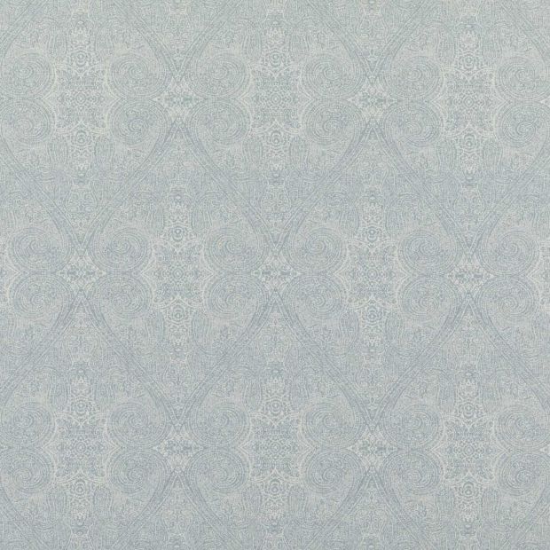 Marida Soft Blue Printed Curtain Fabric