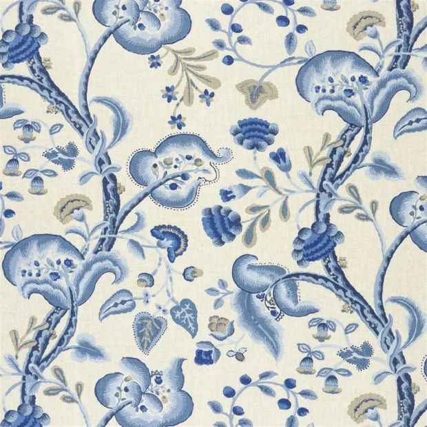 Marlena Floral Linen Fabric