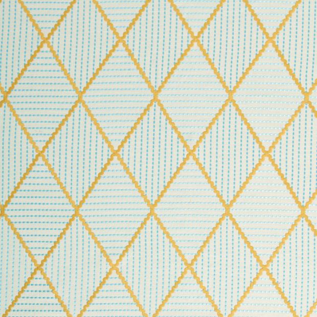 Oberon Embroidery Fabric Beach