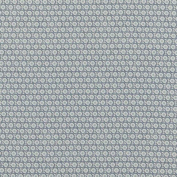 Oreto Fabric Indigo Blue Small Print