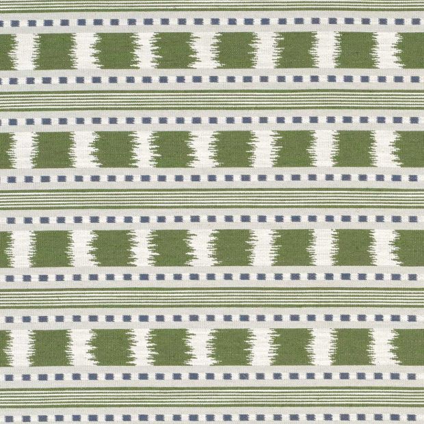 Paxton Fabric in green blue