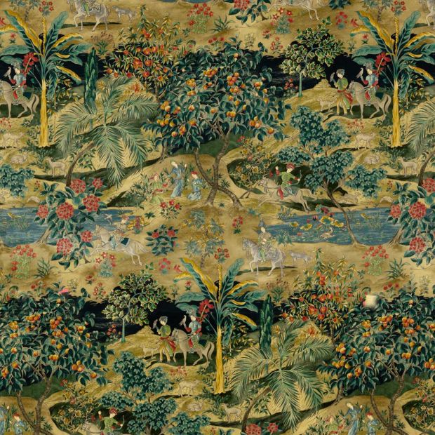 Ramayana Velvet Fabric