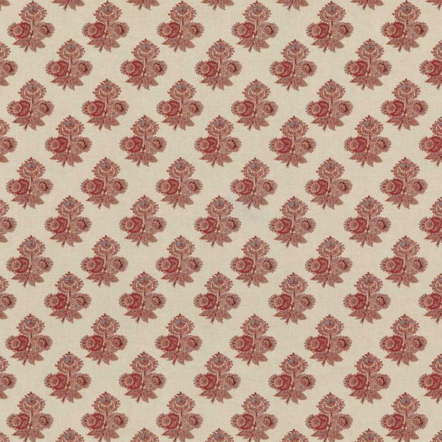 Red Paisley Fabric