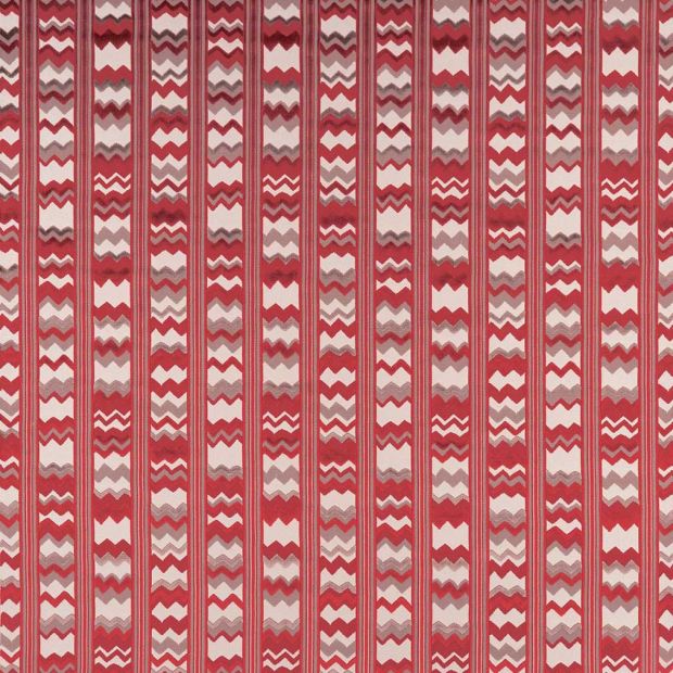 Red Zig Zag Fabric Marchmain