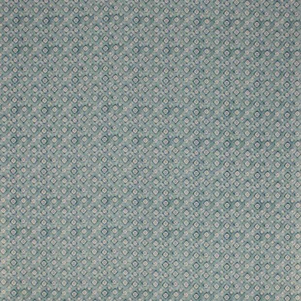 Shields Linen Fabric Mare Blue